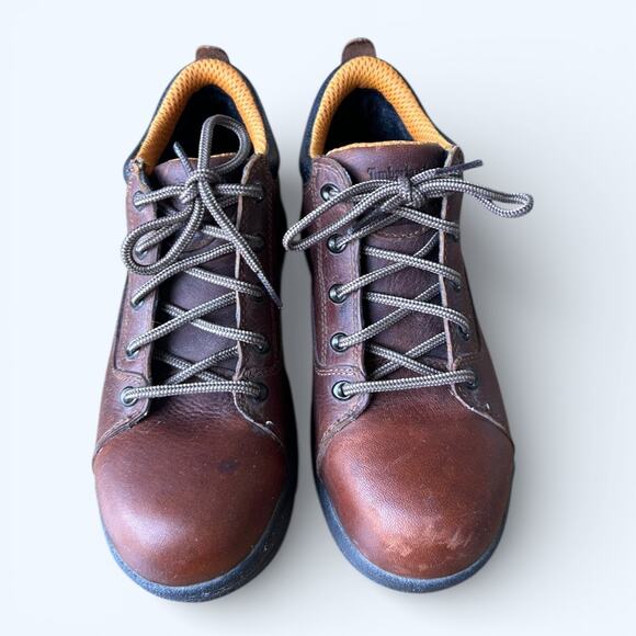 Timberland PRO TiTAN Oxford Alloy Toe Work Shoes Leather Women's 8 *NO INSOLES* - Picture 3 of 10